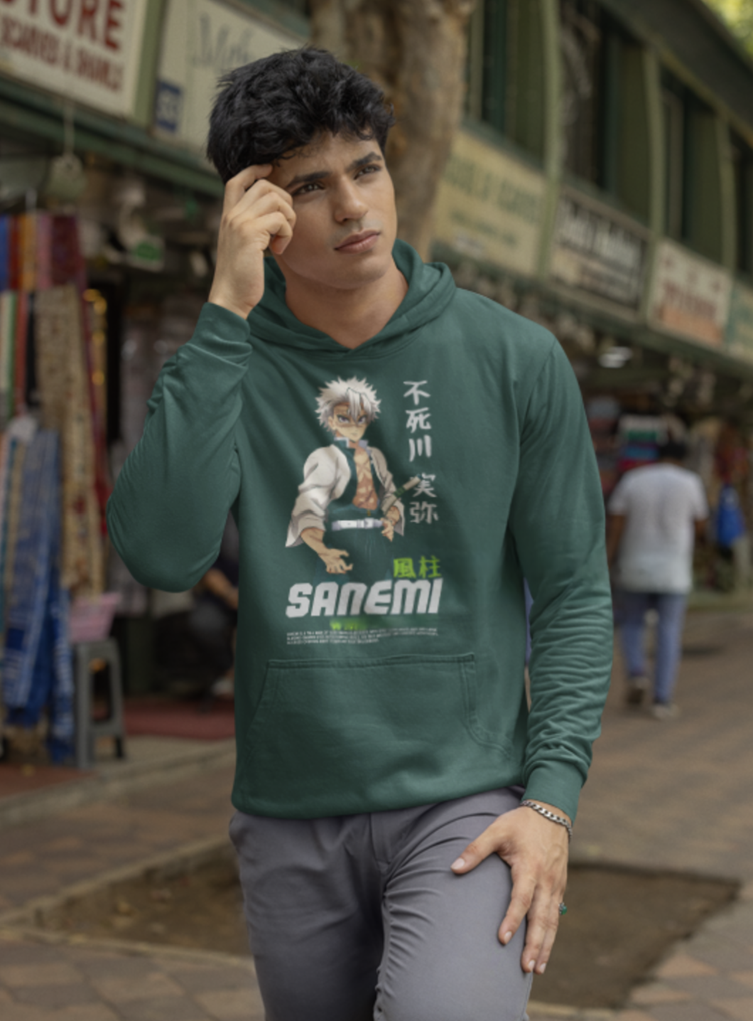 Sanemi Shinazugawa Unisex Oversized Hoodie