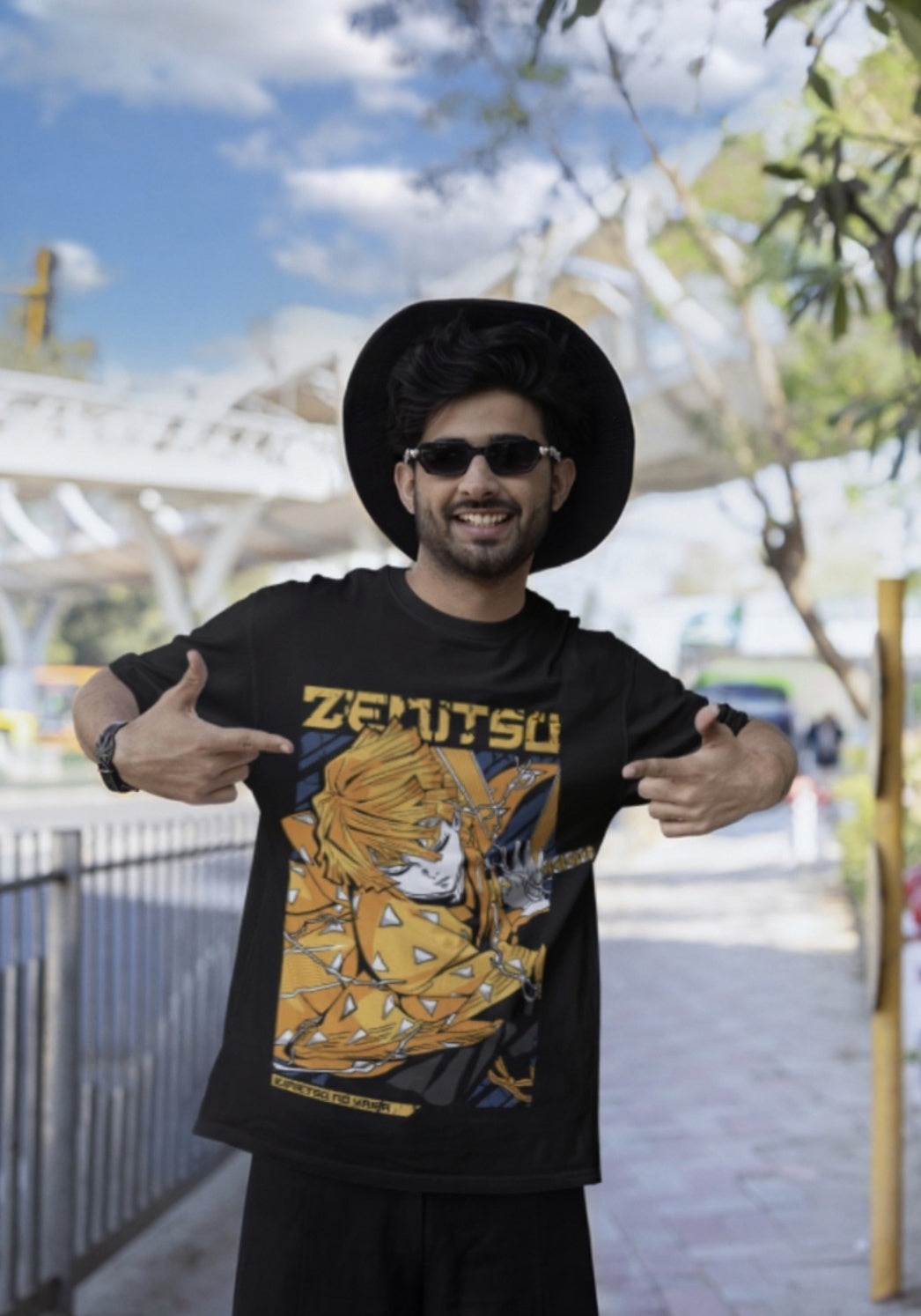 Zenitsu Agatsuma Unisex Terry Oversized T shirt